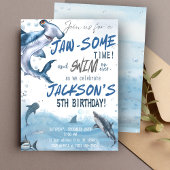 Invitation 🦈 Faites des vagues avec notre anniversaire requi