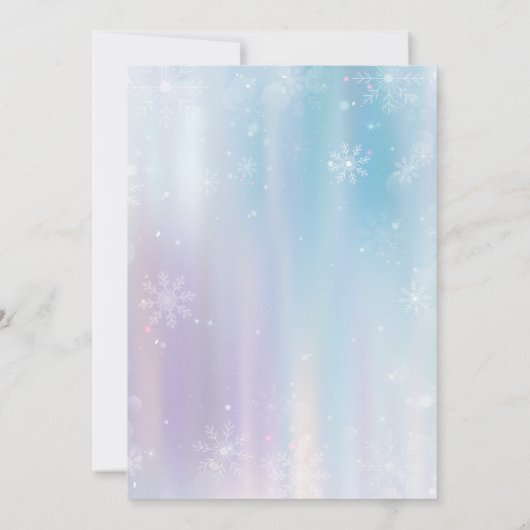 Invitation Faites du patin à glace (Dos)