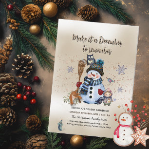 Invitation Faites en décembre pour vous souvenir de Noël
