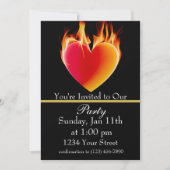 Invitation Faites monter la chaleur avec notre fête du Feu ! (Devant)