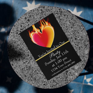 Invitation Faites monter la chaleur avec notre fête du feu !