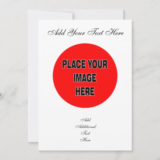 Invitation Faites Vos Propres Cartons D'invitation (Devant)