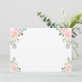 Invitation Faites votre propre jeu Champagne Floral (Debout devant)