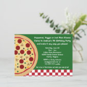 Invitation Faites votre propre partie d'anniversaire de (Debout devant)