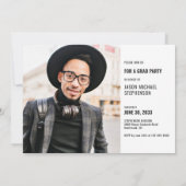 Invitation Faits amusants 2 photo moderne tendance diplôme de (Dos)