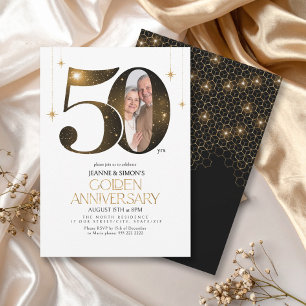 Invitation Faits saillants Golden 50th Anniversary Photo ID11
