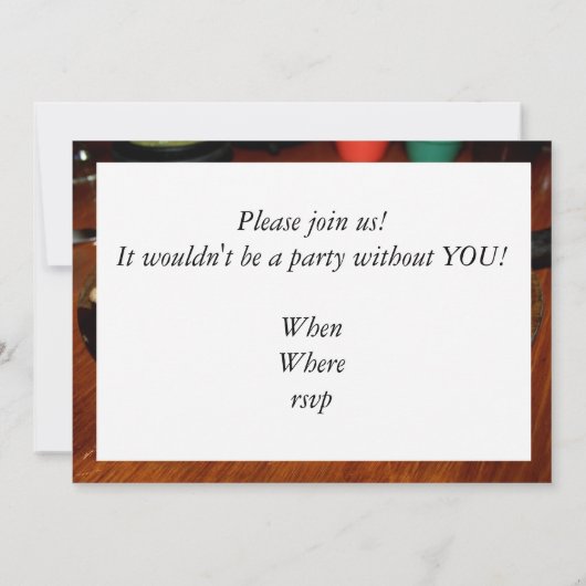 Invitation Fajitas de poulet (Dos)