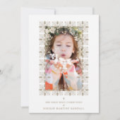 Invitation Fake Gold Effect Fancy Ornament Lace Effect Modern (Devant)