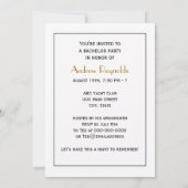 Invitation Falcon pèlerin vintage stylisé (Dos)