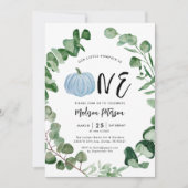 Invitation Fall Boy Little Citrouille Est Une Fête D'Annivers (Devant)