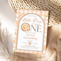 Fall Cutie Pie Citrouille En vichy 1er anniversair