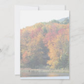 Invitation Fall Foliage Pond Nature  (Dos)