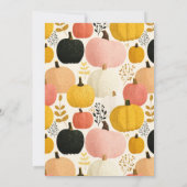 Invitation Fall Foliage Vibrant Pumpkins Thanksgiving Dinner  (Dos)