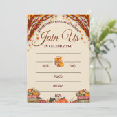 Invitation Fall Gathering Celebration Design (Debout devant)
