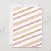 Invitation Fall Girl Gold Citrouille 1er anniversaire (Dos)