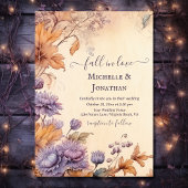 Invitation Fall in Love Beautiful Automne Mariage de automne 