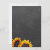 Invitation Fall in Love rustique floral citrouille douche nup (Dos)