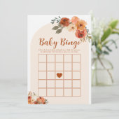 Invitation Fall Little Citrouille Baby Baby shower de Bingo J (Debout devant)
