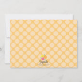 Invitation Fall Little Citrouille Photo Anniversaire Party (Dos)