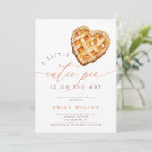 Invitation Fall Little Cutie Pie Gender Neutral Baby Shower (Debout devant)