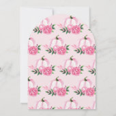 Invitation Fall Love Blush rose Citrouille Fête des mariées r (Dos)