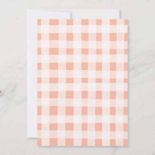 Invitation Fall Rustic Citrouille Patch 8e anniversaire (Dos)