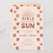 Invitation Fall Terracotta Bachelorette Party Scottsdale (Devant / Derrière)