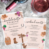 Invitation Fall wine bachelorette party