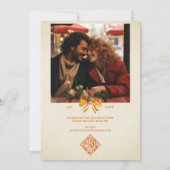 Invitation Fallin' dans Love Forever Rustic Fall Fête des mar (Dos)