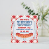 INVITATION FAMILIALE BARBECUE PICNIC (Debout devant)