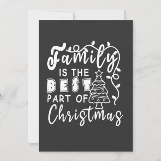 Invitation Famille Christmas