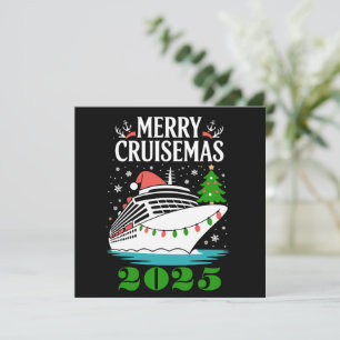 Invitation Famille de bateau de croisière Merry Cruisemas per