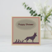 Invitation Famille de Chiens de Berges Belges (Debout devant)