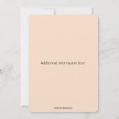 Invitation Famille de Fleurs Sauvages Éditable Réunion de Fam (Dos)