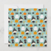 Invitation Famille de plaisir mignon moderne Fête d'Halloween (Dos)