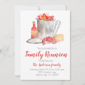 Invitation Famille d'écouvillonnage Famille de Réunion (Devant)