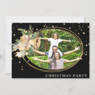 Invitation *~* Famille d'entreprise. Photo de fête de Noël AP