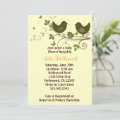 Invitation Famille d'oiseaux (Debout devant)