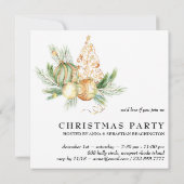 Invitation *~* Famille Entreprise AP20 Fête de Noël TREE (Dos)