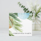 Invitation *~* Famille ou entreprise AP20 Fête de Noël (Debout devant)