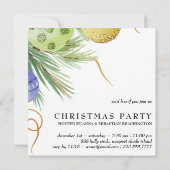Invitation *~* Famille ou entreprise AP20 Fête de Noël (Dos)