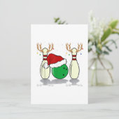 Invitation famille qui fait correspondre noël bowling père no (Debout devant)