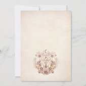 Invitation Famille Réunion Anniversaire Magique Céleste (Dos)