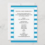 Invitation Famille Réunion vacances d'été (Dos)