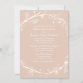 Invitation Familles mixtes Mariage de couronne (Devant)