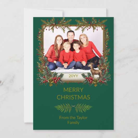 Invitation Family Christmas Card (Dos)