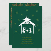Invitation Family Christmas Card (Devant / Derrière)