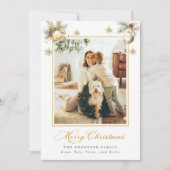 Invitation Family Christmas Photo Card (Devant)