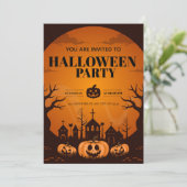 Invitation Family Costume Party Invite | Fun & Editable Card (Debout devant)