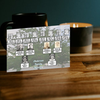 Invitation Family Reunion 3 Generation Summertime Tree